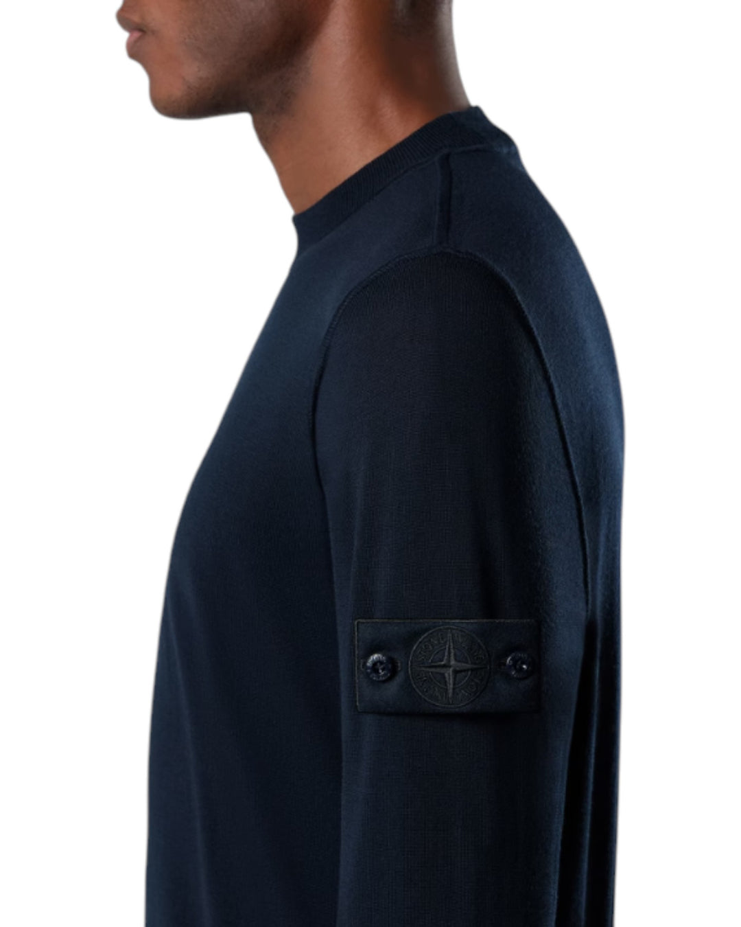 Stone Island Ghost Light Pure RWS Wool Crewneck Jumper