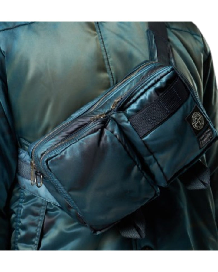 Stone Island x Porter Hand Corrosion Nylon Twill Cross Body Bag