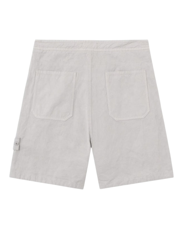 Stone Island Ghost Piece Cotton Linen Canvas Bermuda Shorts Type CO