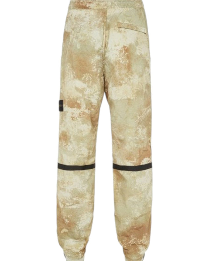 Stone Island Dissolving Grid Camo on Econyl® Regenerated Nylon Cargos