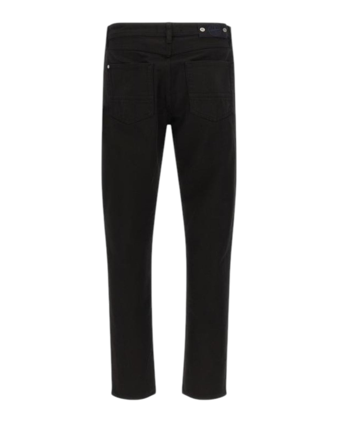 Stone Island Bull Denim-TC Straight Fit Jeans - Black