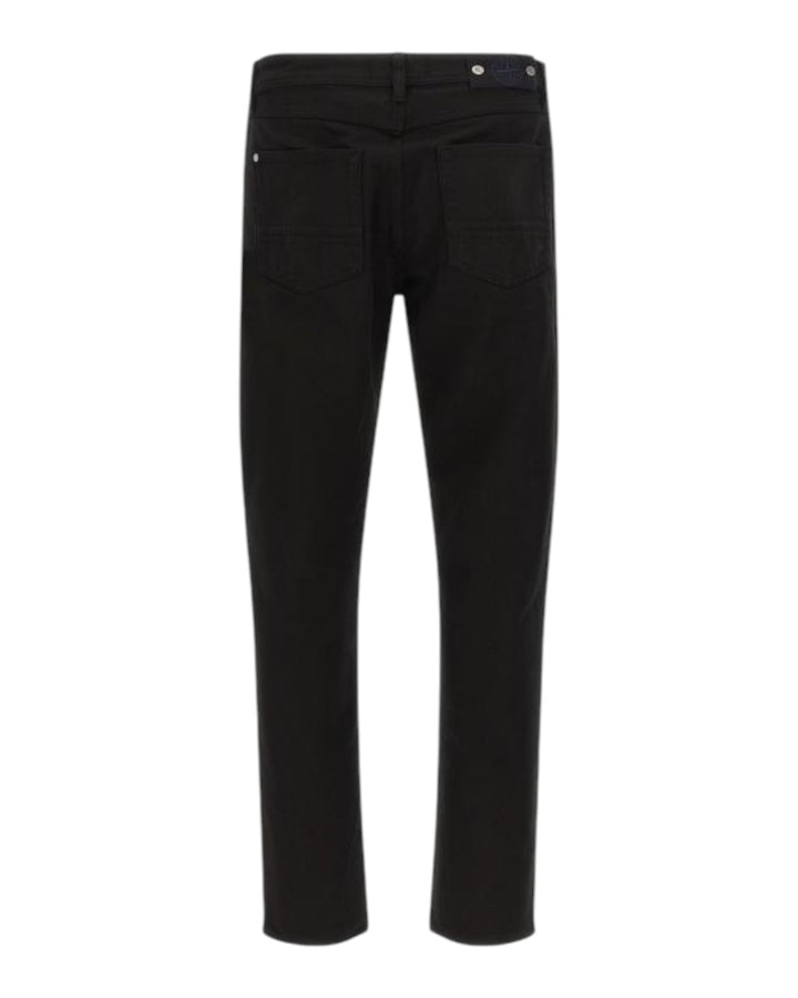 Stone Island Bull Denim-TC Straight Fit Jeans - Black
