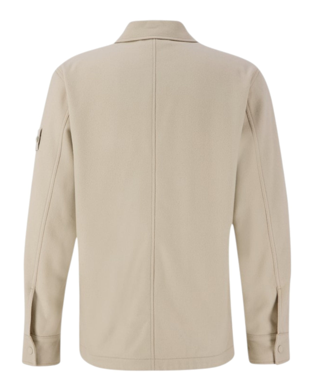 Stone Island Wool Nylon Flannel Ghost Overshirt