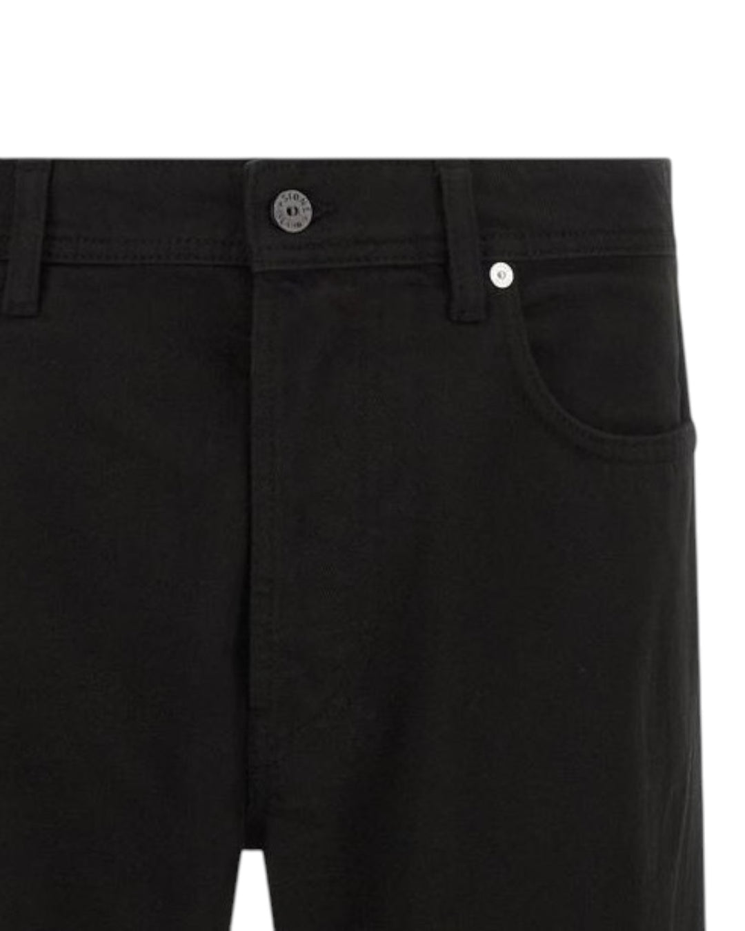 Stone Island Bull Denim-TC Straight Fit Jeans - Black