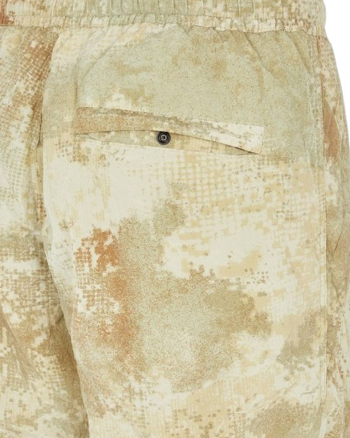 Stone Island Dissolving Grid Camo on Econyl® Regenerated Nylon Cargos