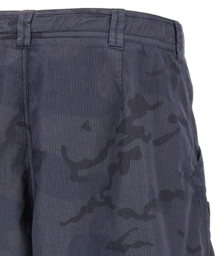 Stone Island Faded Camo Ripstop-TC Cargo Shorts