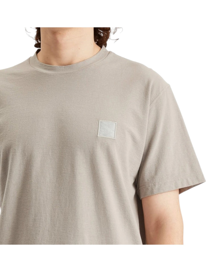 Stone Island Ghost Organic Cotton Jersey Crepe Compass Patch T-Shirt