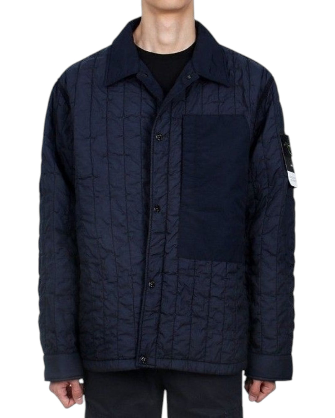 Stone Island Ultralight Nylon Quilted TC Jacket with Anti-Drop