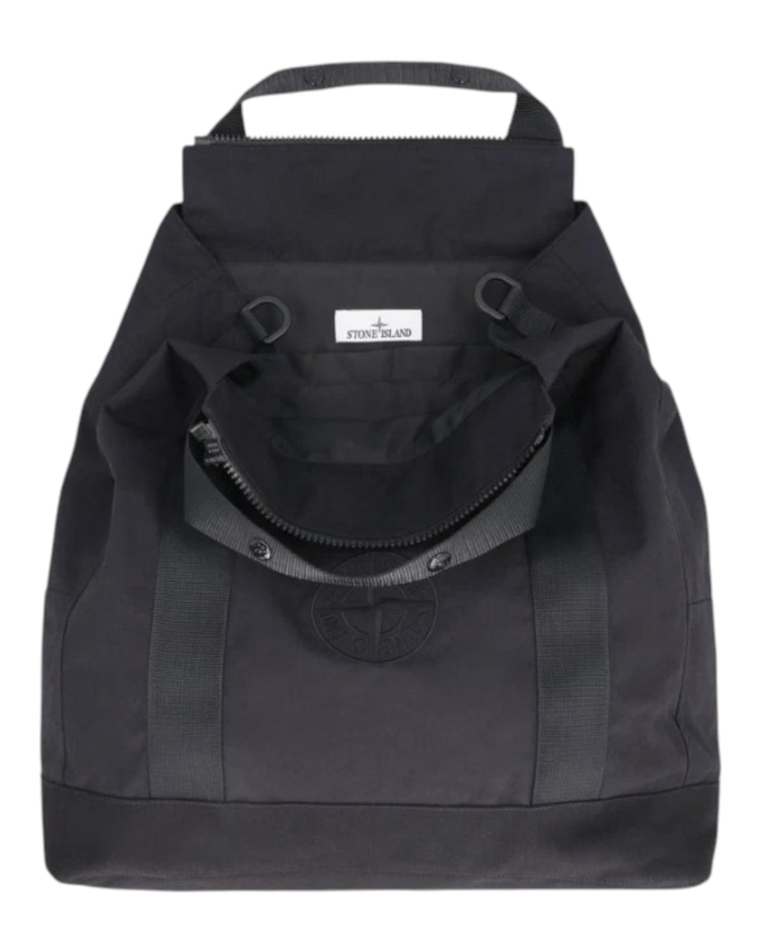 Stone Island Aggressive Gommato Compass Logo Crossbody Travel Tote Bag