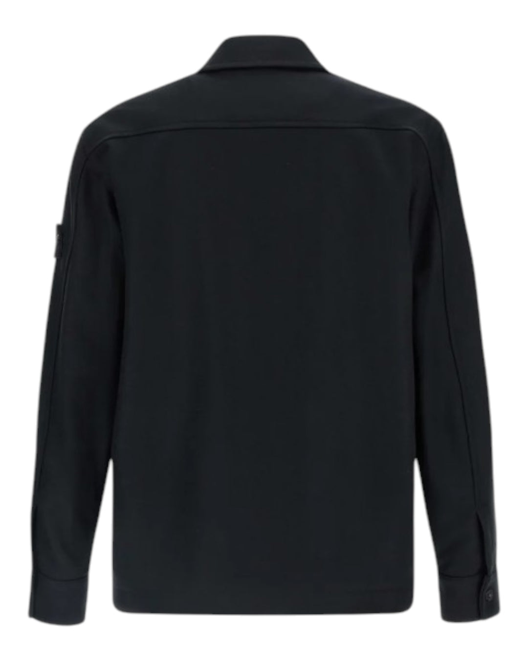Stone Island Ghost Piece Virgin Wool Blend Overshirt