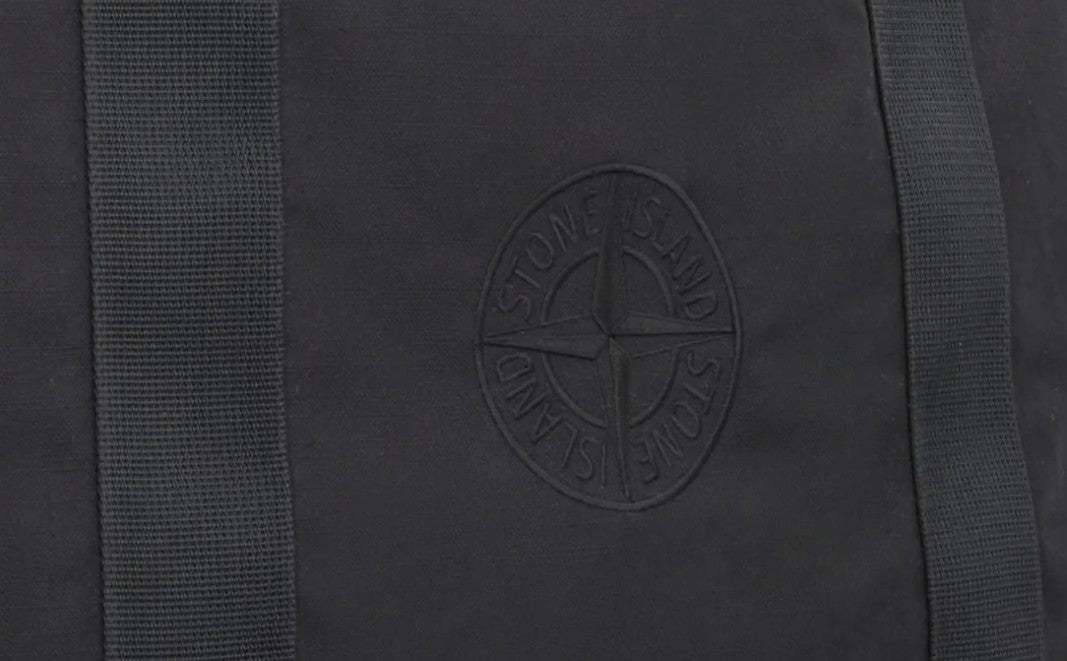 Stone Island Aggressive Gommato Compass Logo Crossbody Travel Tote Bag