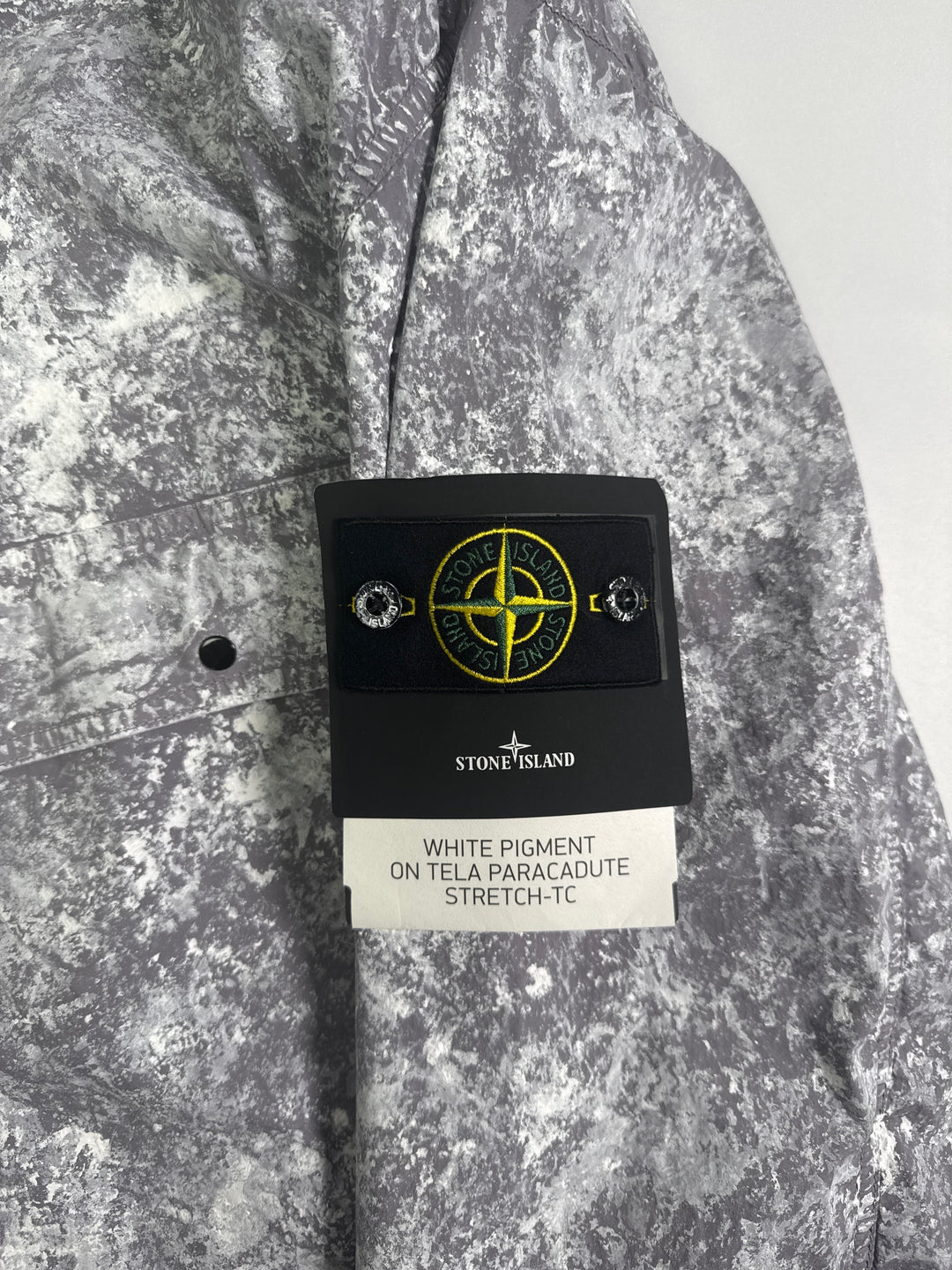 Stone Island White Pigment Paracadute Stretch-TC