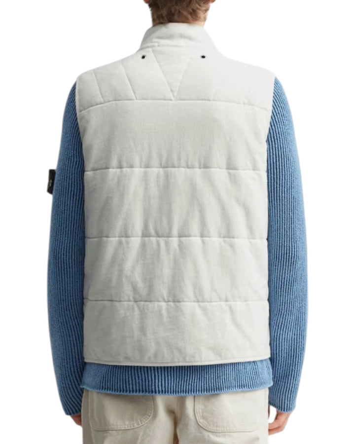 Stone Island Natural Cotton Gabardine Parka