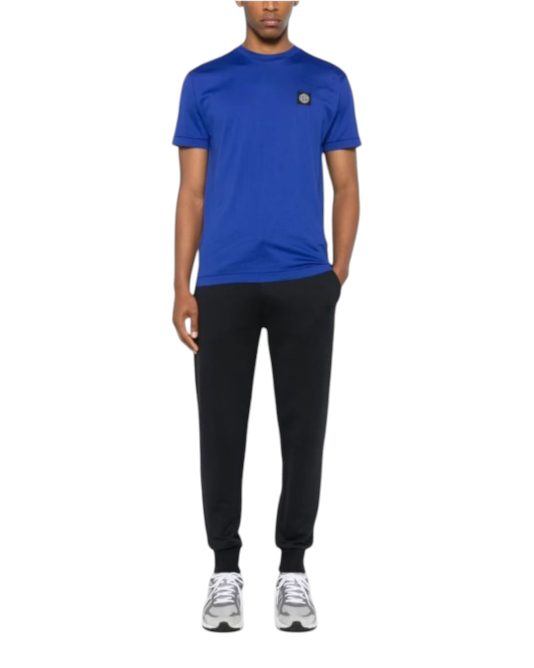 Stone Island Slim Fit T-Shirt with Compass Patch Logo