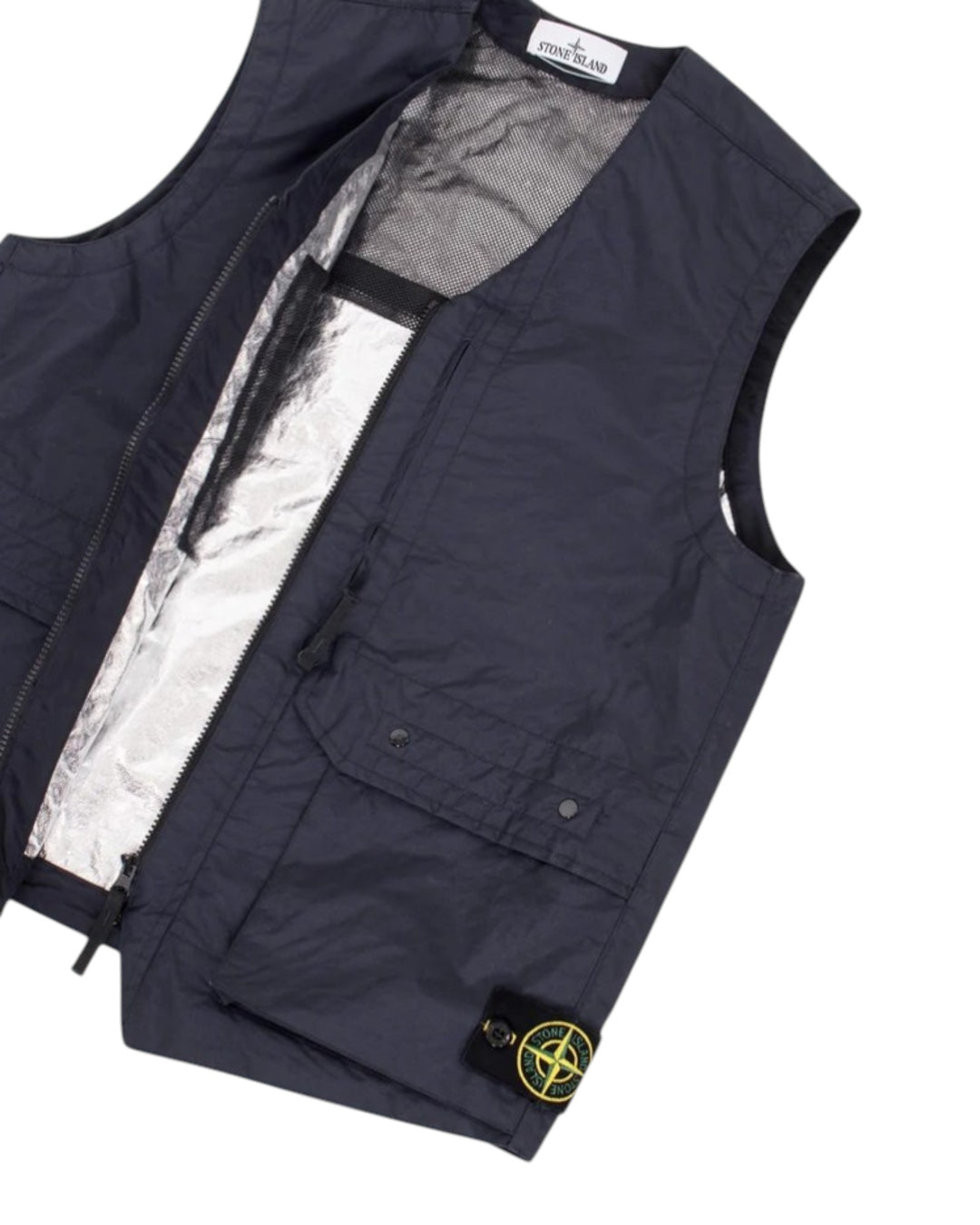 Stone Island Metal Lamina Poly Ripstop Utility Vest (Gilet)