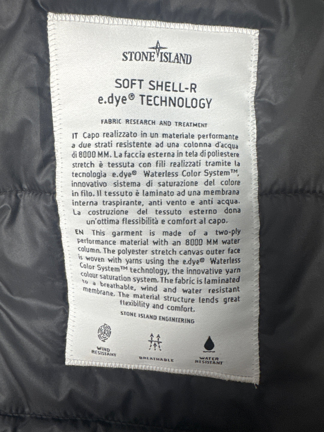 Stone Island Soft Shell-R_E.Dye® technology Gilet