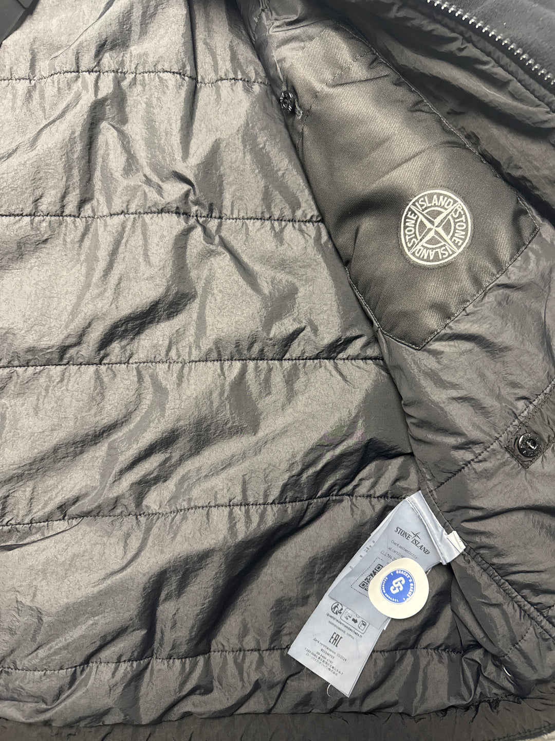 Stone Island Cotton Pile with Nylon-TC Zip-Up Fleece