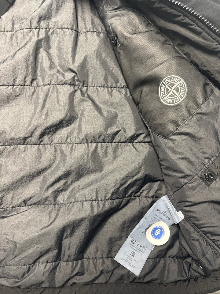 Stone Island Cotton Pile with Nylon-TC Zip-Up Fleece