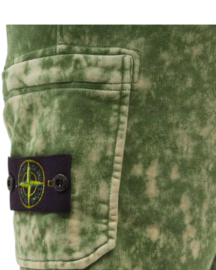 Stone Island Cotton Fleece Off Dye (OVD) Shorts