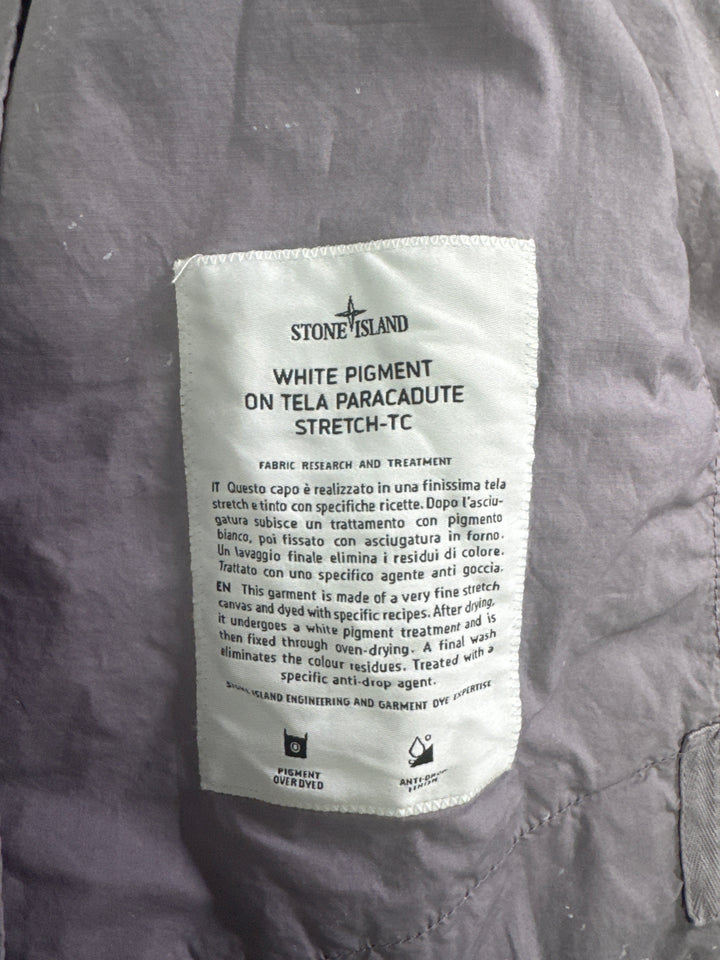 Stone Island White Pigment Paracadute Stretch-TC