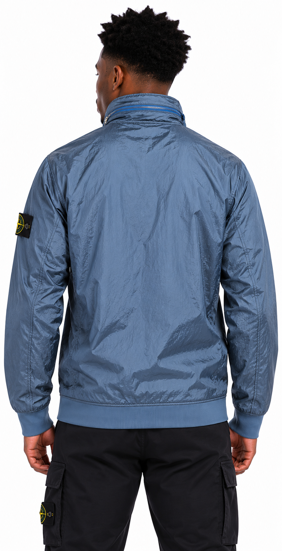 Stone Island Nylon Metal Watro-TC in ECONYL® Regenerated Nylon Hooded Jacket