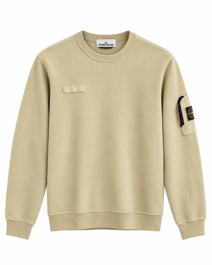 Stone Island Zip Pocket Sweatshirt