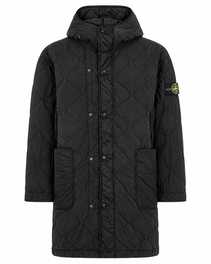 Stone Island 50 Fili Quilted-TC Padded Hooded Parka