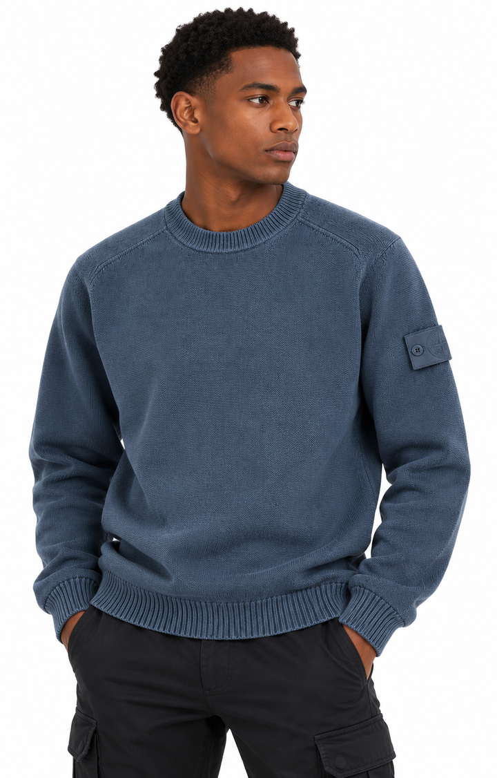 Stone Island Cashmere Ghost Piece Crewneck Jumper