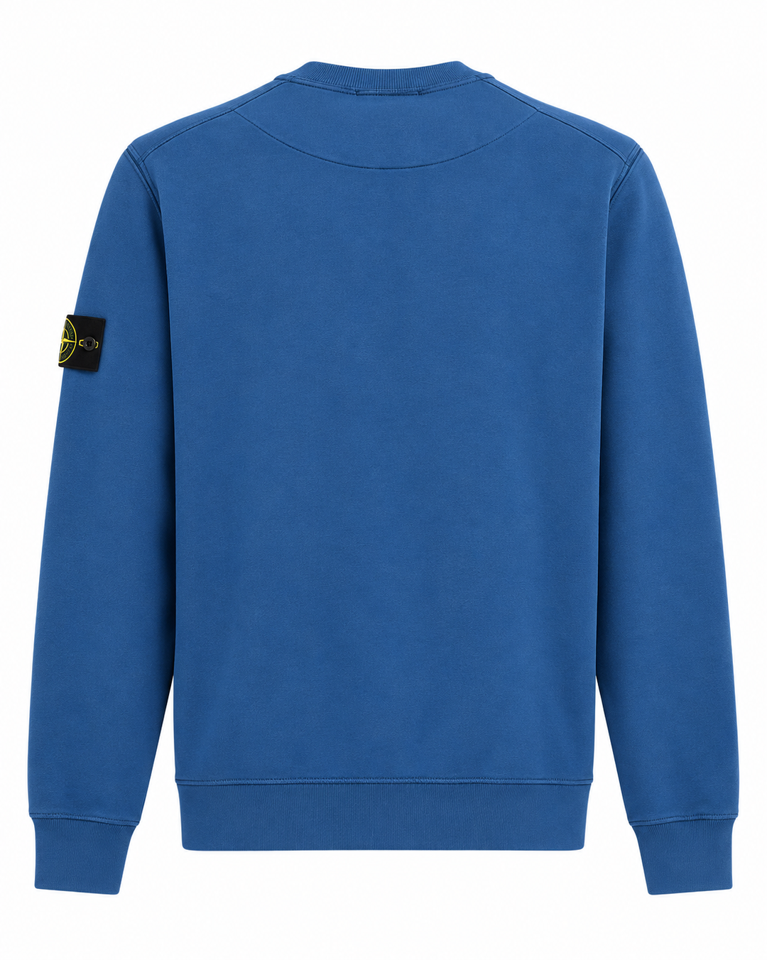 Stone Island Garment Dyed Cotton Fleece Crewneck Sweatshirt