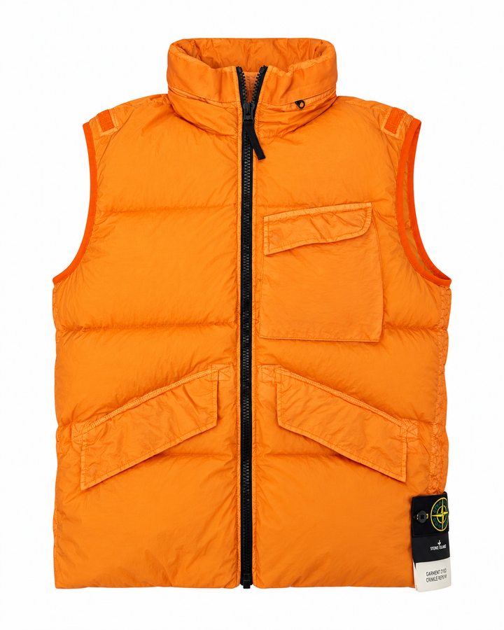 Stone Island Garment Dyed Crinkle Reps R-NY Down Gilet
