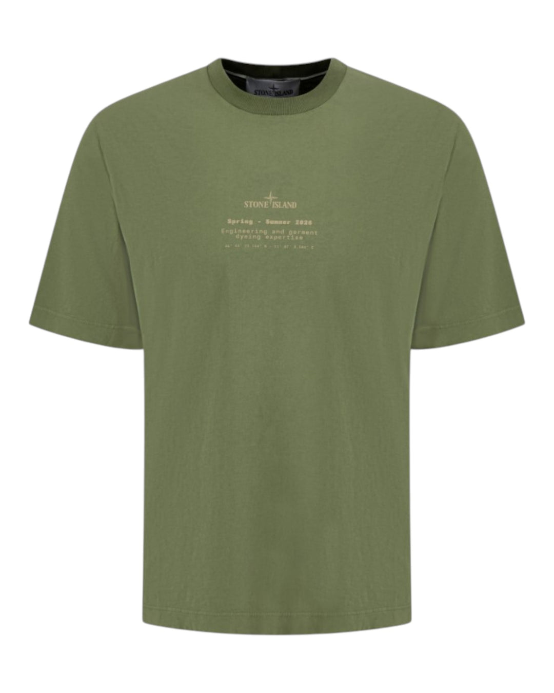 Stone Island Organic Cotton Jersey Graphic T-Shirt