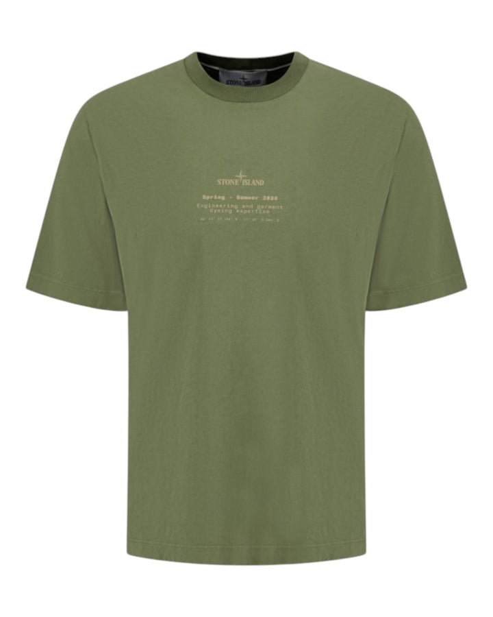 Stone Island Organic Cotton Jersey Graphic T-Shirt