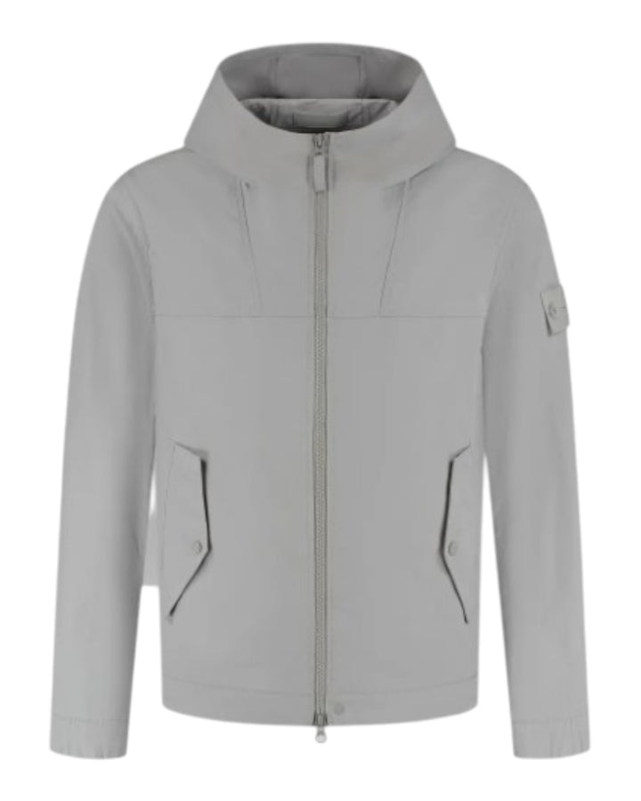Stone Island All-Weather Cotton Canvas Ghost Hooded Jacket