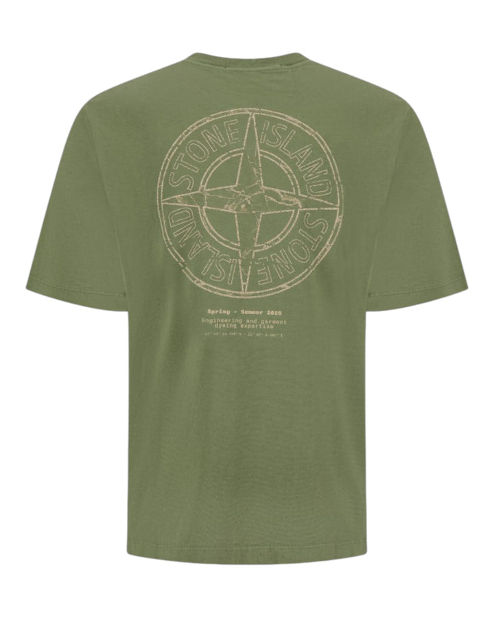 Stone Island Organic Cotton Jersey Graphic T-Shirt