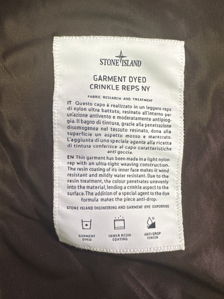 Stone Island Garment Dyed Crinkle Reps NY Hooded Jacket