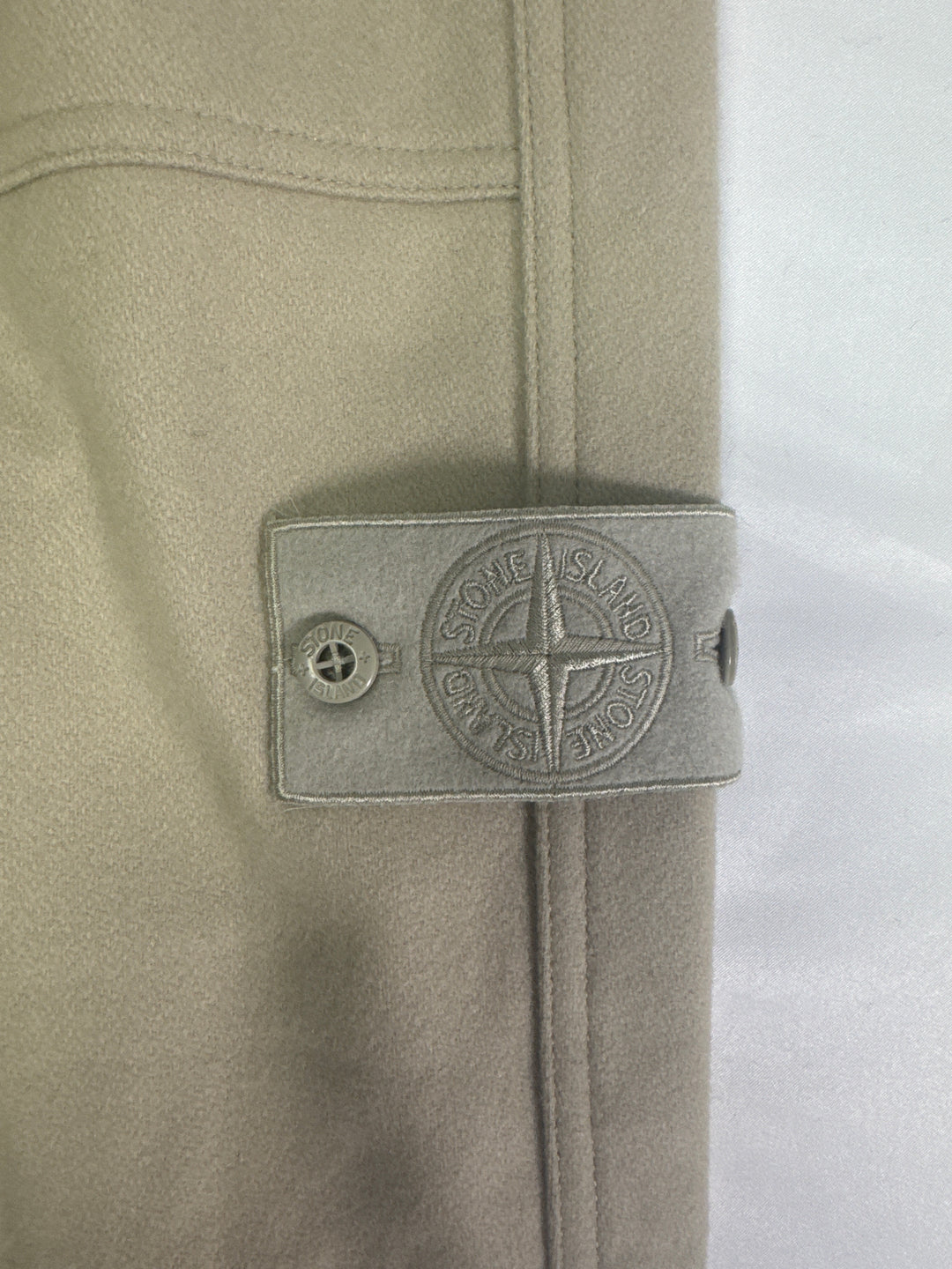Stone Island Ghost Wool Nylon Flannel Jogger Trousers