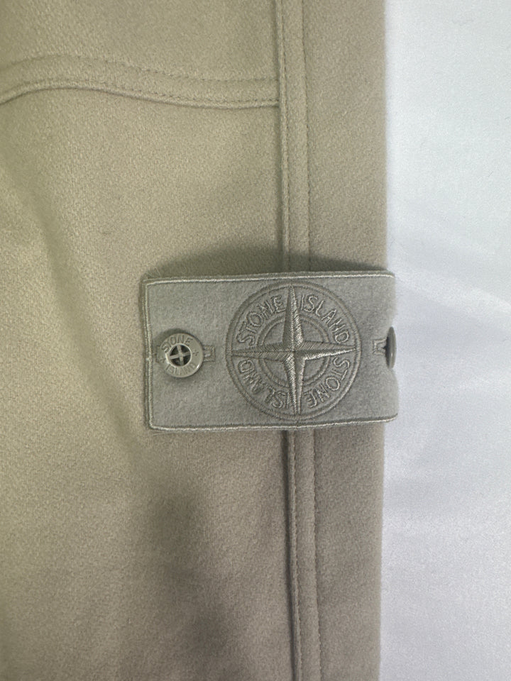 Stone Island Ghost Wool Nylon Flannel Jogger Trousers