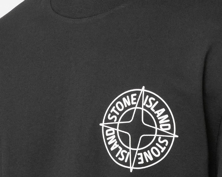 Stone Island Outline Compass Organic Cotton Jersey T-Shirt
