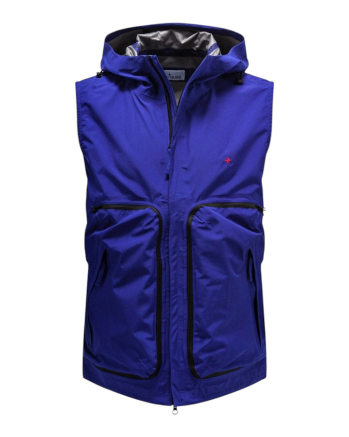 Stone Island Marina Gore-Tex Paclite® Modular Hooded Gilet.