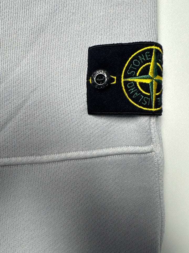 Stone Island Old Effect Fleece Bomber Jacket
