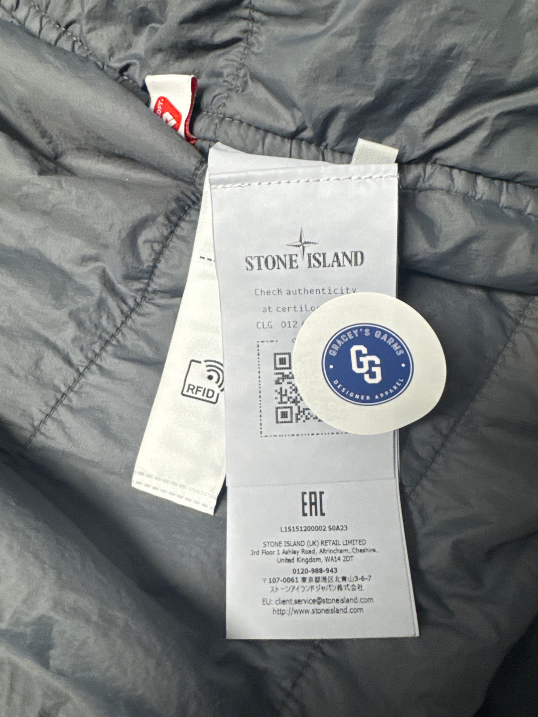 Stone Island Crinkle Reps NY Padded Overshirt