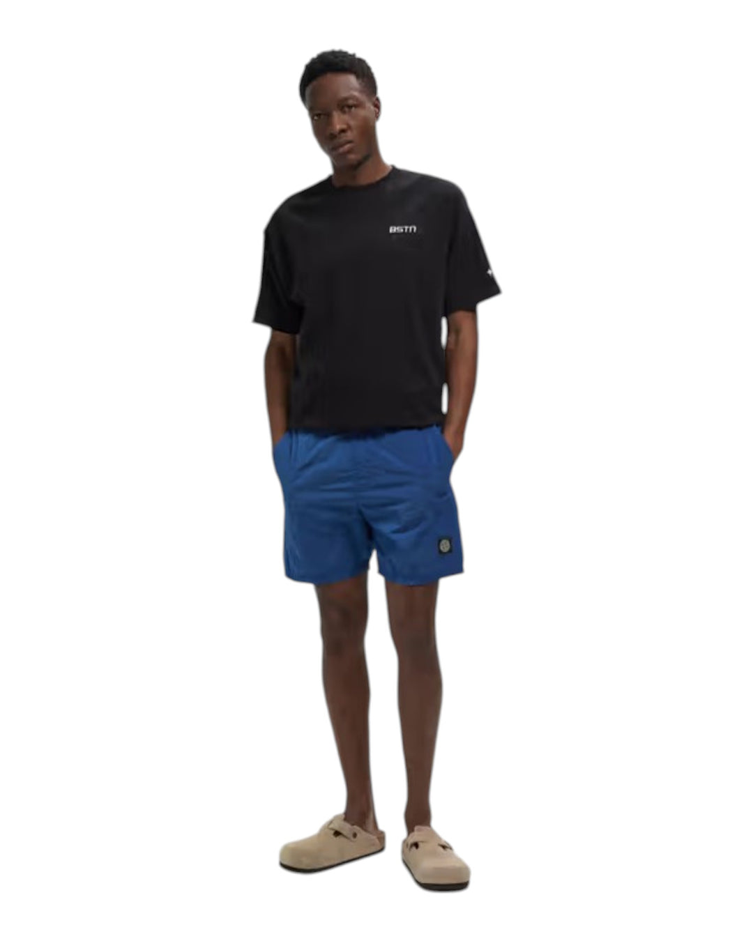 Stone Island Regular Fit Mid Length Nylon Metal Swim Shorts