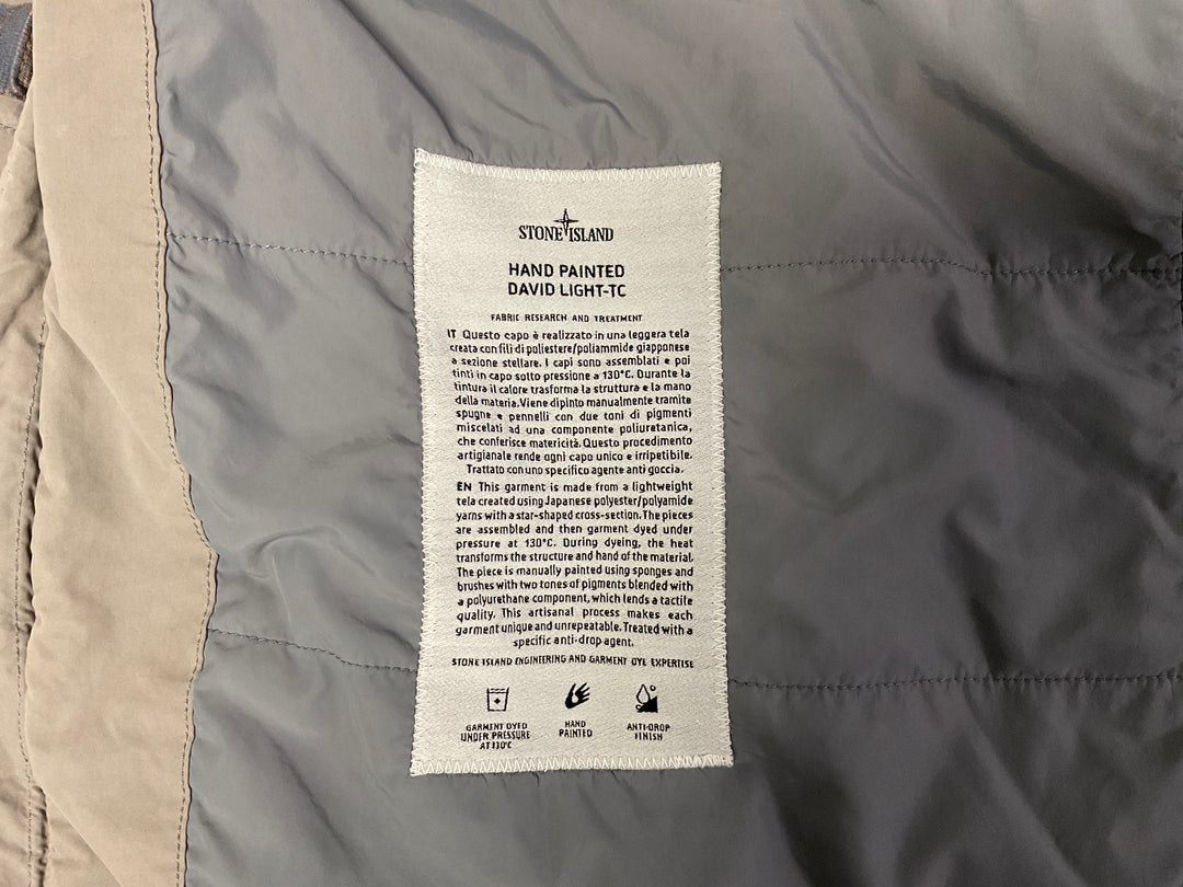 Stone Island Hand Painted David Light-TC Padded Short Parka