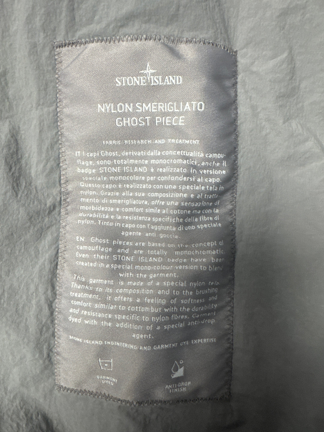 Stone Island Ghost Nylon Smerigliato Hooded Parka
