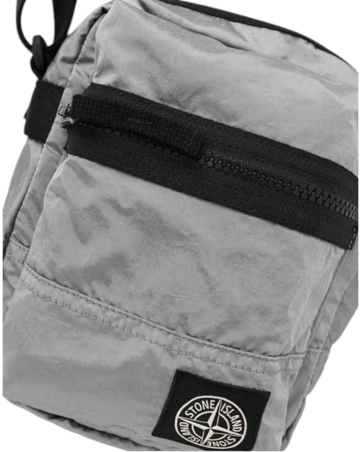 Stone Island Coated Nylon Metal in ECONYL Pouch Bag with Adjustable Strap