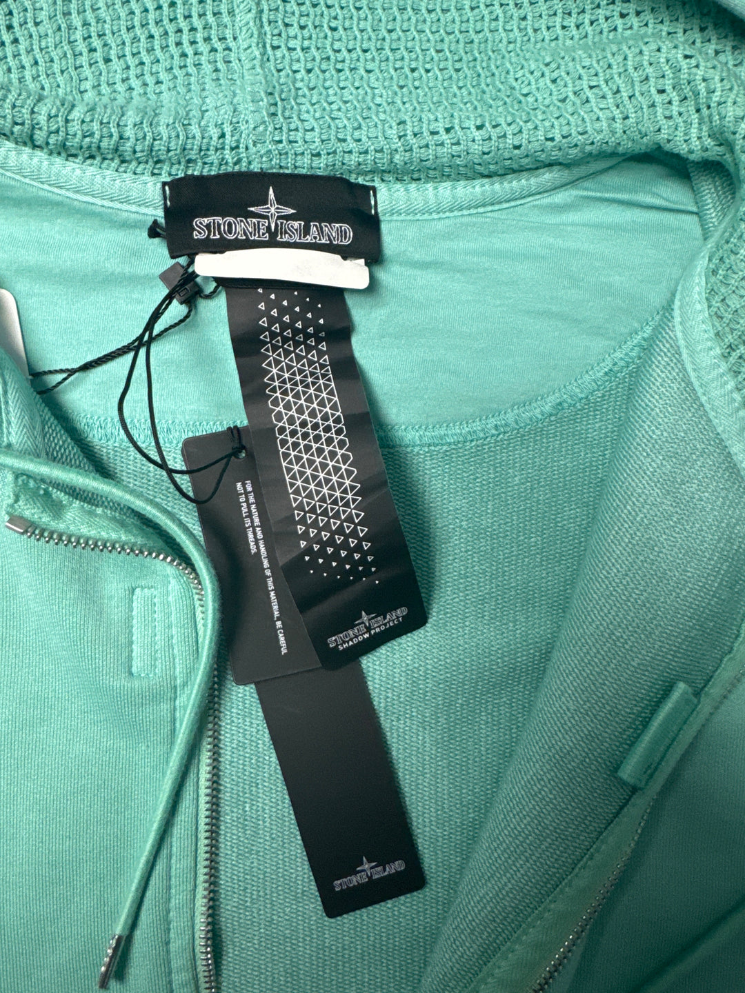 Stone Island Shadow Project Mesh Zipped Hoodie