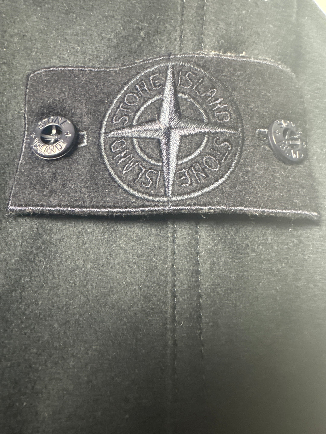 Stone Island Ghost Wool Nylon Flannel Jogger Trousers
