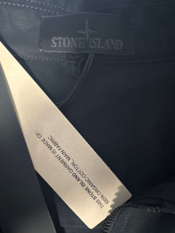 Stone Island Ghost All Weather Cotton Canvas Overshirt