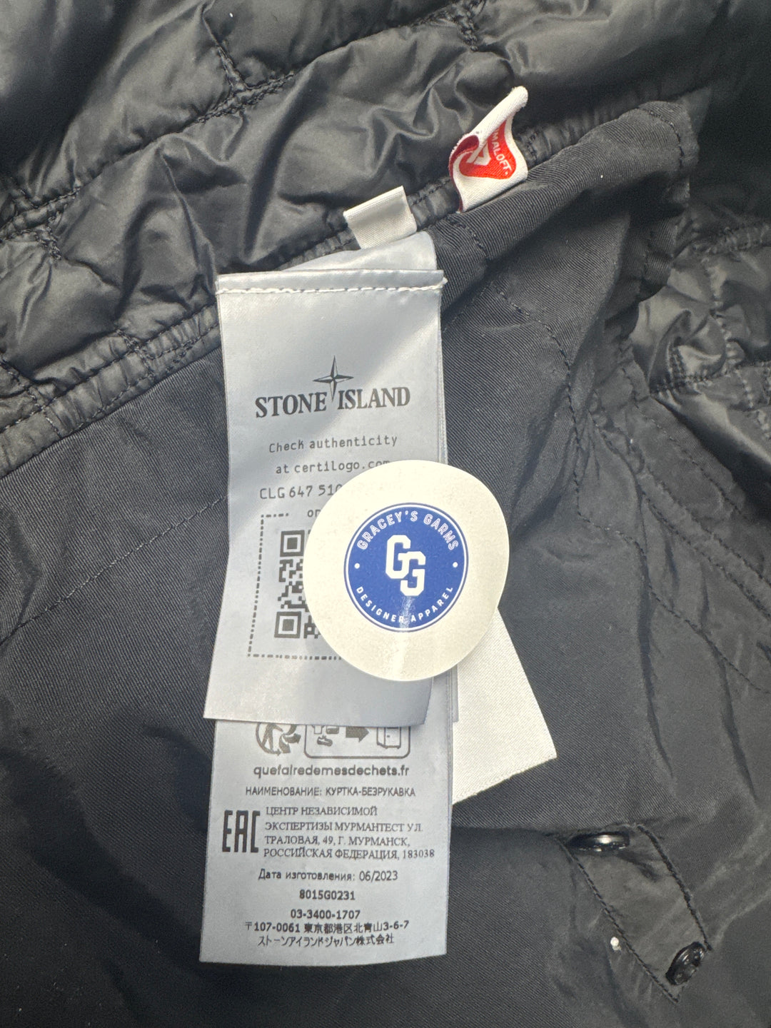 Stone Island Quilted Nylon Stella with PrimaLoft-TC Gilet
