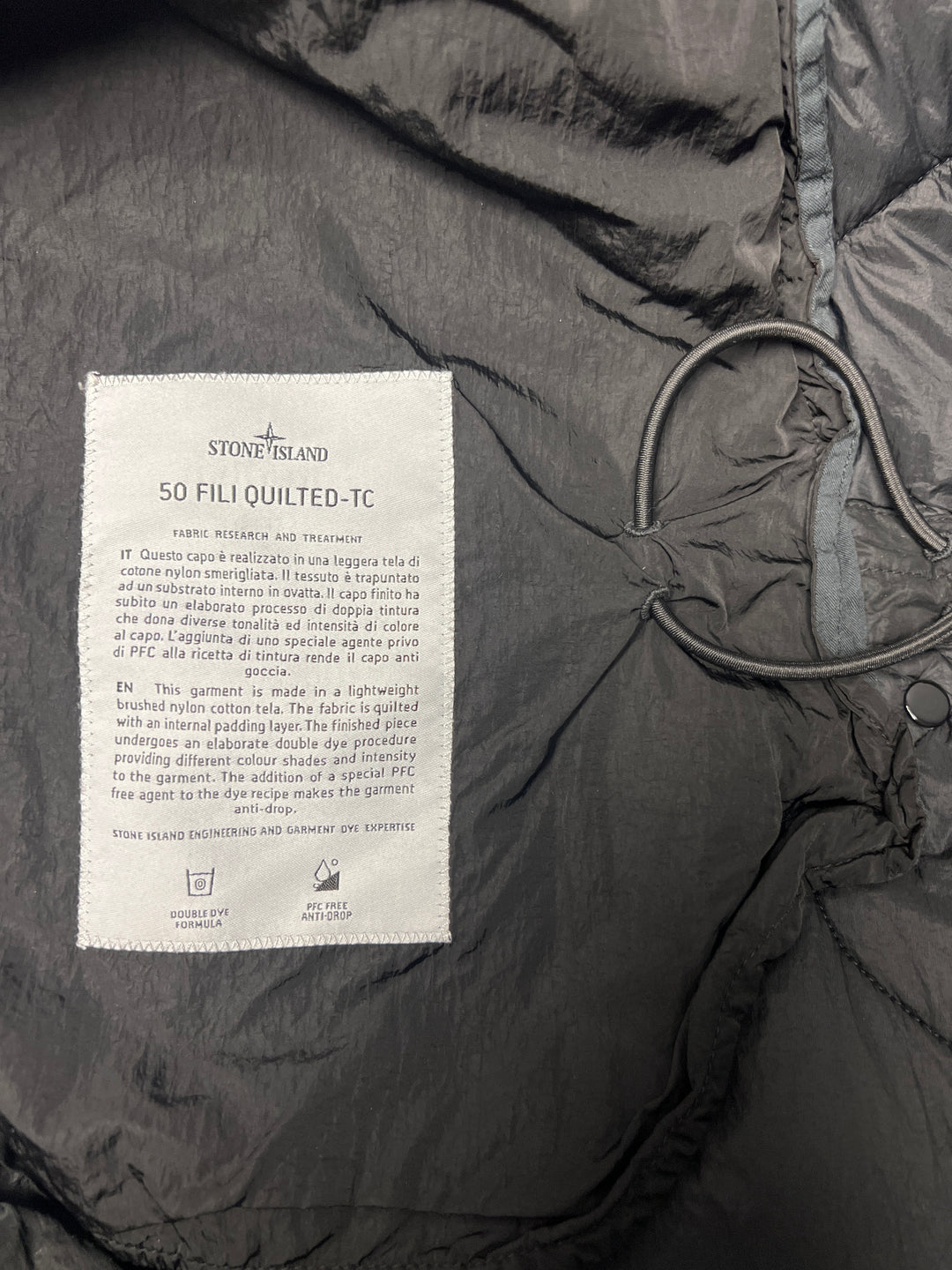 Stone Island 50 Fili Quilted-TC Padded Hooded Parka